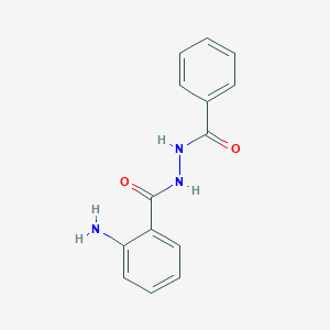 molecular formula C14H13N3O2 B2746672 2-amino-N'-benzoylbenzohydrazide CAS No. 28864-27-9