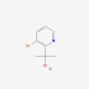 molecular formula C8H10BrNO B2746705 2-(3-Bromopyridin-2-yl)propan-2-ol CAS No. 1240594-87-9
