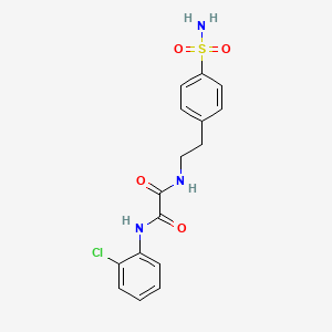 N1-(2-chlorophenyl)-N2-(4-sulfamoylphenethyl)oxalamide