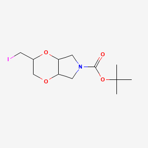 Tert-butyl 3-(iodomethyl)-2,3,4a,5,7,7a-hexahydro-[1,4]dioxino[2,3-c]pyrrole-6-carboxylate