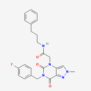 N-[2-(4-{[4-(2,3-dimethylphenyl)piperazin-1-yl]carbonyl}piperidin-1-yl)-4-methylquinolin-6-yl]acetamide