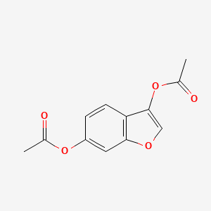 6-(Acetyloxy)-1-benzofuran-3-YL acetate