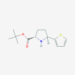 Tert-butyl (2S,5S)-5-thiophen-2-ylpyrrolidine-2-carboxylate