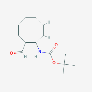 molecular formula C14H23NO3 B2746871 tert-butyl N-[(2Z)-8-formylcyclooct-2-en-1-yl]carbamate CAS No. 1335031-46-3