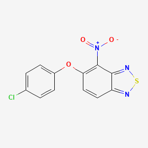 5-(4-Chlorophenoxy)-4-nitro-2,1,3-benzothiadiazole