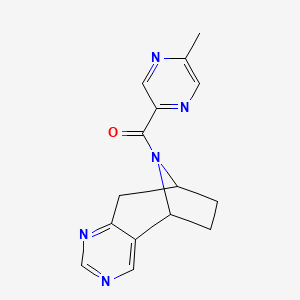 (5-methylpyrazin-2-yl)((5R,8S)-6,7,8,9-tetrahydro-5H-5,8-epiminocyclohepta[d]pyrimidin-10-yl)methanone