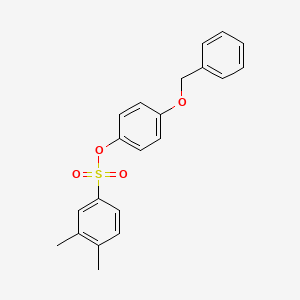 4-(Benzyloxy)phenyl 3,4-dimethylbenzenesulfonate