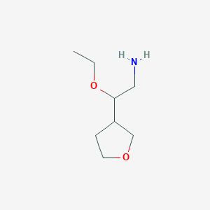 2-Ethoxy-2-(oxolan-3-YL)ethan-1-amine