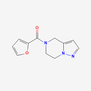 (6,7-dihydropyrazolo[1,5-a]pyrazin-5(4H)-yl)(furan-2-yl)methanone
