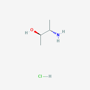molecular formula C4H12ClNO B2747118 (2R,3S)-3-Aminobutan-2-ol hydrochloride CAS No. 126307-45-7