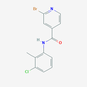 2-bromo-N-(3-chloro-2-methylphenyl)pyridine-4-carboxamide