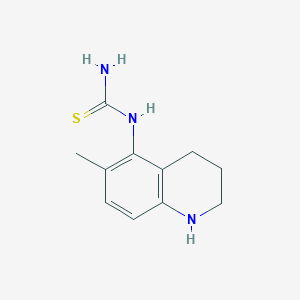 molecular formula C11H15N3S B2747121 (6-Methyl-1,2,3,4-tetrahydroquinolin-5-yl)thiourea CAS No. 691891-04-0