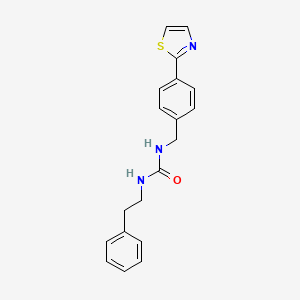 molecular formula C19H19N3OS B2747134 1-Phenethyl-3-(4-(thiazol-2-yl)benzyl)urea CAS No. 1421504-49-5