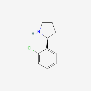 molecular formula C10H12ClN B2747236 (S)-2-(2-Chlorophenyl)pyrrolidine CAS No. 1217788-99-2