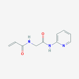 molecular formula C10H11N3O2 B2747249 N-{[(pyridin-2-yl)carbamoyl]methyl}prop-2-enamide CAS No. 2094294-98-9