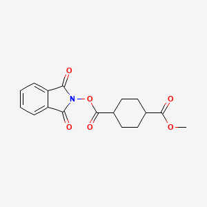 B2747275 1-(1,3-Dioxoisoindolin-2-YL) 4-methyl cyclohexane-1,4-dicarboxylate CAS No. 2248296-99-1