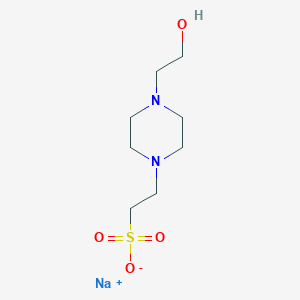 molecular formula C8H17N2NaO4S B027473 Sodium 2-(4-(2-hydroxyethyl)piperazin-1-yl)ethanesulfonate CAS No. 103404-87-1