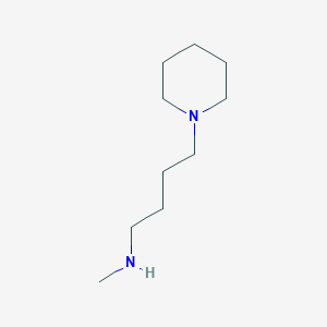 molecular formula C10H22N2 B2747582 Methyl[4-(piperidin-1-yl)butyl]amine CAS No. 195201-08-2