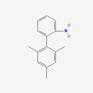 molecular formula C15H17N B2747649 2-(2,4,6-Trimethylphenyl)aniline CAS No. 25627-20-7