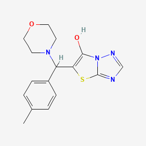 5-(Morpholino(p-tolyl)methyl)thiazolo[3,2-b][1,2,4]triazol-6-ol