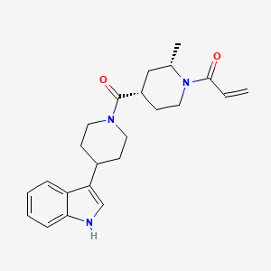 1-[(2S,4S)-4-[4-(1H-Indol-3-yl)piperidine-1-carbonyl]-2-methylpiperidin-1-yl]prop-2-en-1-one