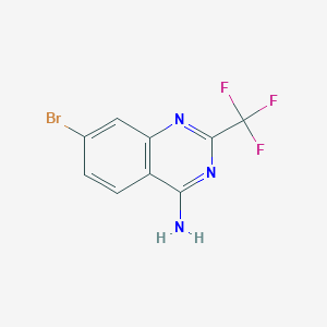 7-Bromo-2-(trifluoromethyl)quinazolin-4-amine