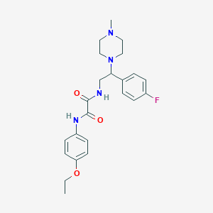 N1-(4-ethoxyphenyl)-N2-(2-(4-fluorophenyl)-2-(4-methylpiperazin-1-yl)ethyl)oxalamide