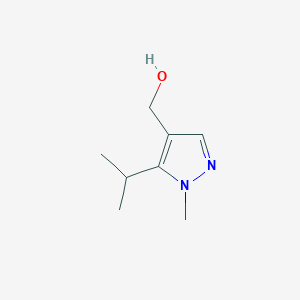 molecular formula C8H14N2O B2747713 [1-methyl-5-(propan-2-yl)-1H-pyrazol-4-yl]methanol CAS No. 1515454-26-8