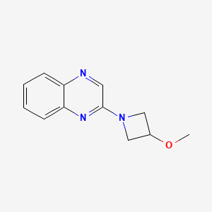 molecular formula C12H13N3O B2747805 2-(3-Methoxyazetidin-1-yl)quinoxaline CAS No. 2097918-84-6