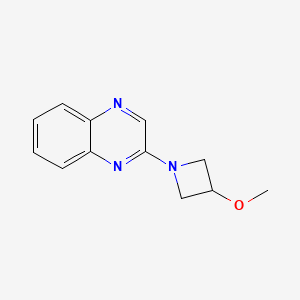2-(3-Methoxyazetidin-1-yl)quinoxaline