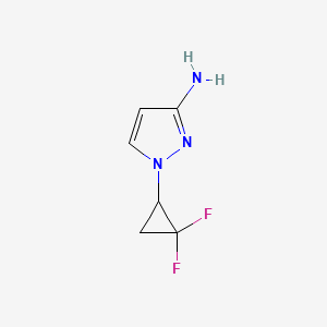 1-(2,2-Difluorocyclopropyl)-1H-pyrazol-3-amine
