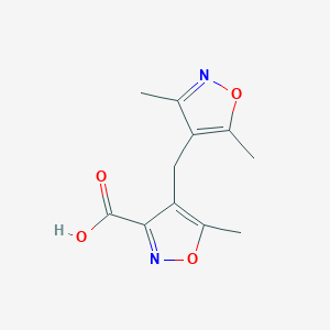 4-(3,5-Dimethyl-isoxazol-4-ylmethyl)-5-methyl-isoxazole-3-carboxylic acid