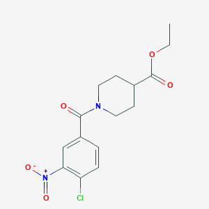 Ethyl 1-(4-chloro-3-nitrobenzoyl)piperidine-4-carboxylate