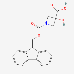 1-{[(9H-fluoren-9-yl)methoxy]carbonyl}-3-hydroxyazetidine-3-carboxylic acid