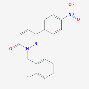 2-(2-fluorobenzyl)-6-(4-nitrophenyl)pyridazin-3(2H)-one