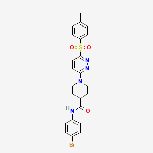 molecular formula C23H23BrN4O3S B2747986 N-(4-bromophenyl)-1-(6-tosylpyridazin-3-yl)piperidine-4-carboxamide CAS No. 1358631-17-0