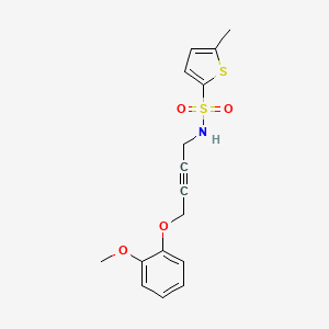 N-(4-(2-methoxyphenoxy)but-2-yn-1-yl)-5-methylthiophene-2-sulfonamide