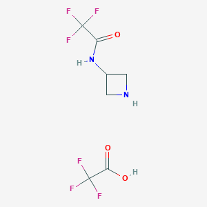 N-(Azetidin-3-yl)-2,2,2-trifluoroacetamide;2,2,2-trifluoroacetic acid