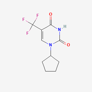 1-Cyclopentyl-5-(trifluoromethyl)pyrimidine-2,4(1H,3H)-dione