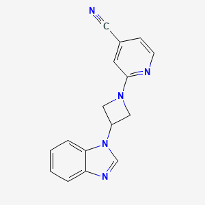 2-[3-(Benzimidazol-1-yl)azetidin-1-yl]pyridine-4-carbonitrile