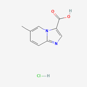 6-Methylimidazo[1,2-a]pyridine-3-carboxylic acid;hydrochloride