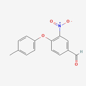 4-(4-Methylphenoxy)-3-nitrobenzenecarbaldehyde