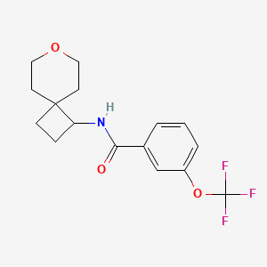 N-(7-oxaspiro[3.5]nonan-1-yl)-3-(trifluoromethoxy)benzamide
