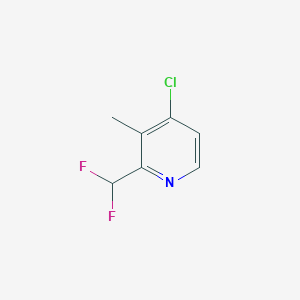 4-Chloro-2-(difluoromethyl)-3-methylpyridine