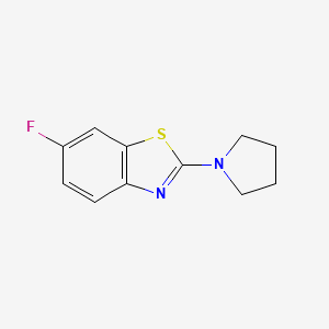 6-Fluoro-2-(pyrrolidin-1-yl)benzo[d]thiazole
