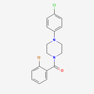 (2-Bromophenyl)(4-(4-chlorophenyl)piperazin-1-yl)methanone