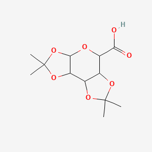 molecular formula C12H18O7 B2748204 Galactopyranuronic acid, 1,2:3,4-di-O-isopropylidene-, alpha-D- CAS No. 1093405-83-4
