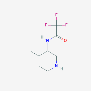 2,2,2-trifluoro-N-(4-methylpiperidin-3-yl)acetamide, Mixture of diastereomers