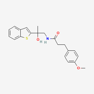 N-(2-(benzo[b]thiophen-2-yl)-2-hydroxypropyl)-3-(4-methoxyphenyl)propanamide