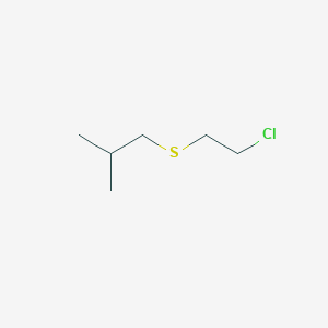 2-Methyl-1-(2-chloroethylsulfanyl)propane